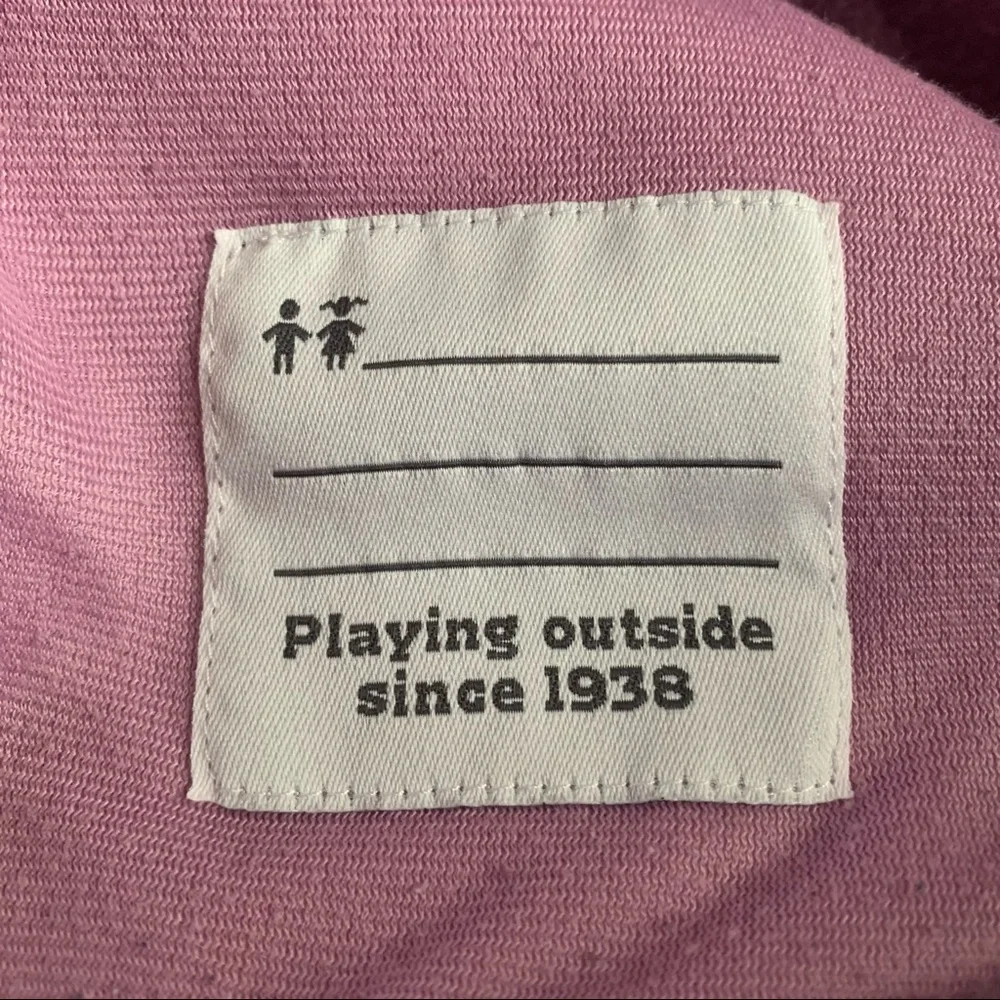 Columbia Size Medium Girls Pink Gray Full Zip Side Pockets Hoodie Fleece Jacket - Picture 4 of 4